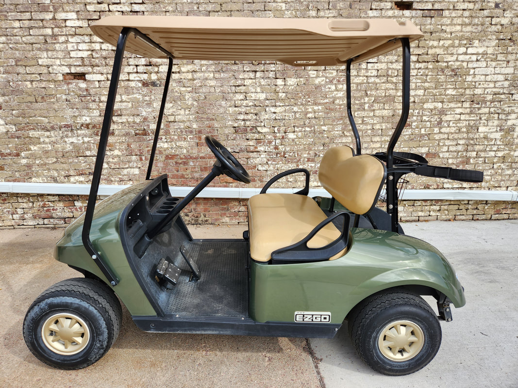 2018 E-Z-GO TXT LX, Gas, Oasis Green, Tan Seats & Top, MR. Golf Car Inc. Springfield South Dakota
